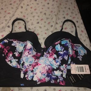 NWT Torrid Floral Swimsuit Top